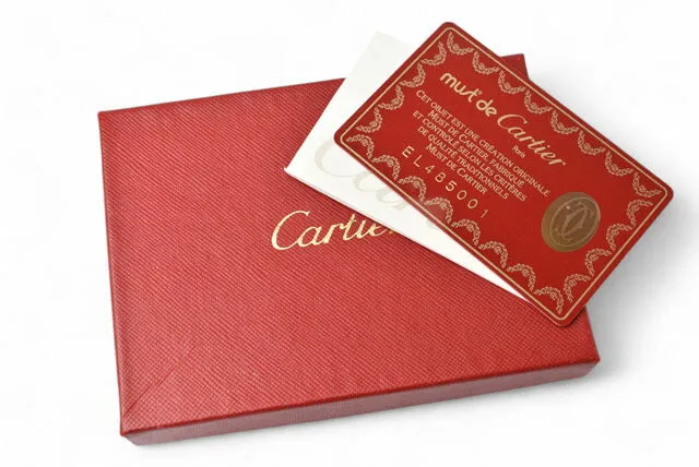 Cartier Leather Card Case Pass Holder