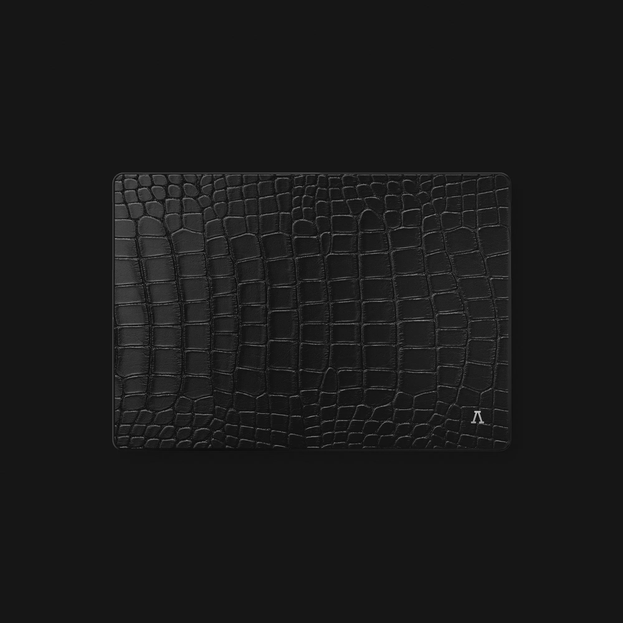 Case Edition Black For MacBook Air 13-inch (2022 / 2024) In Alligator