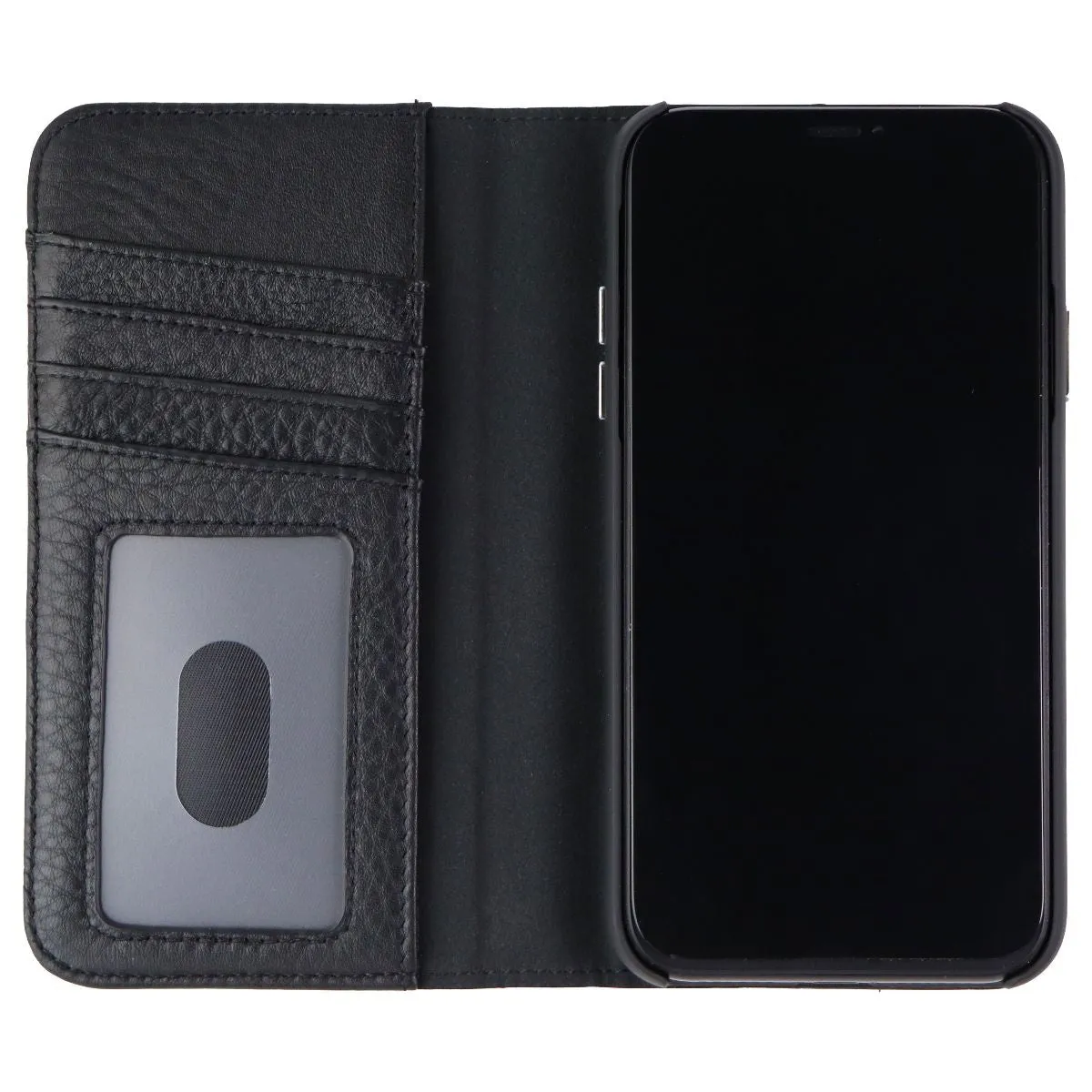 Case-Mate Genuine Leather Wallet Folio Series Case for Apple iPhone 11 - Black