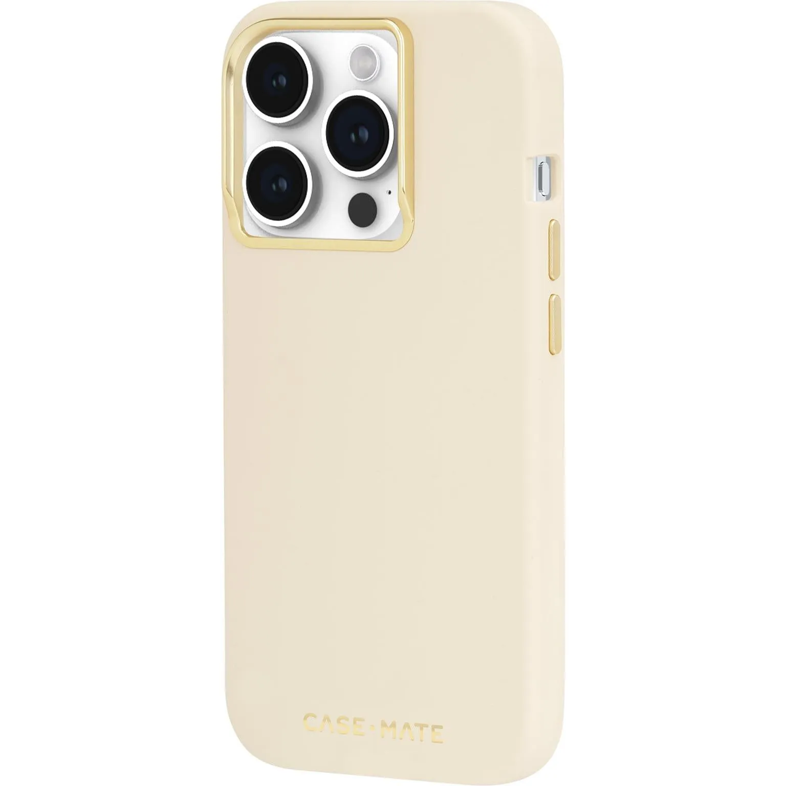 Case-Mate Silicone MagSafe Case for iPhone 15 Pro (Beige)