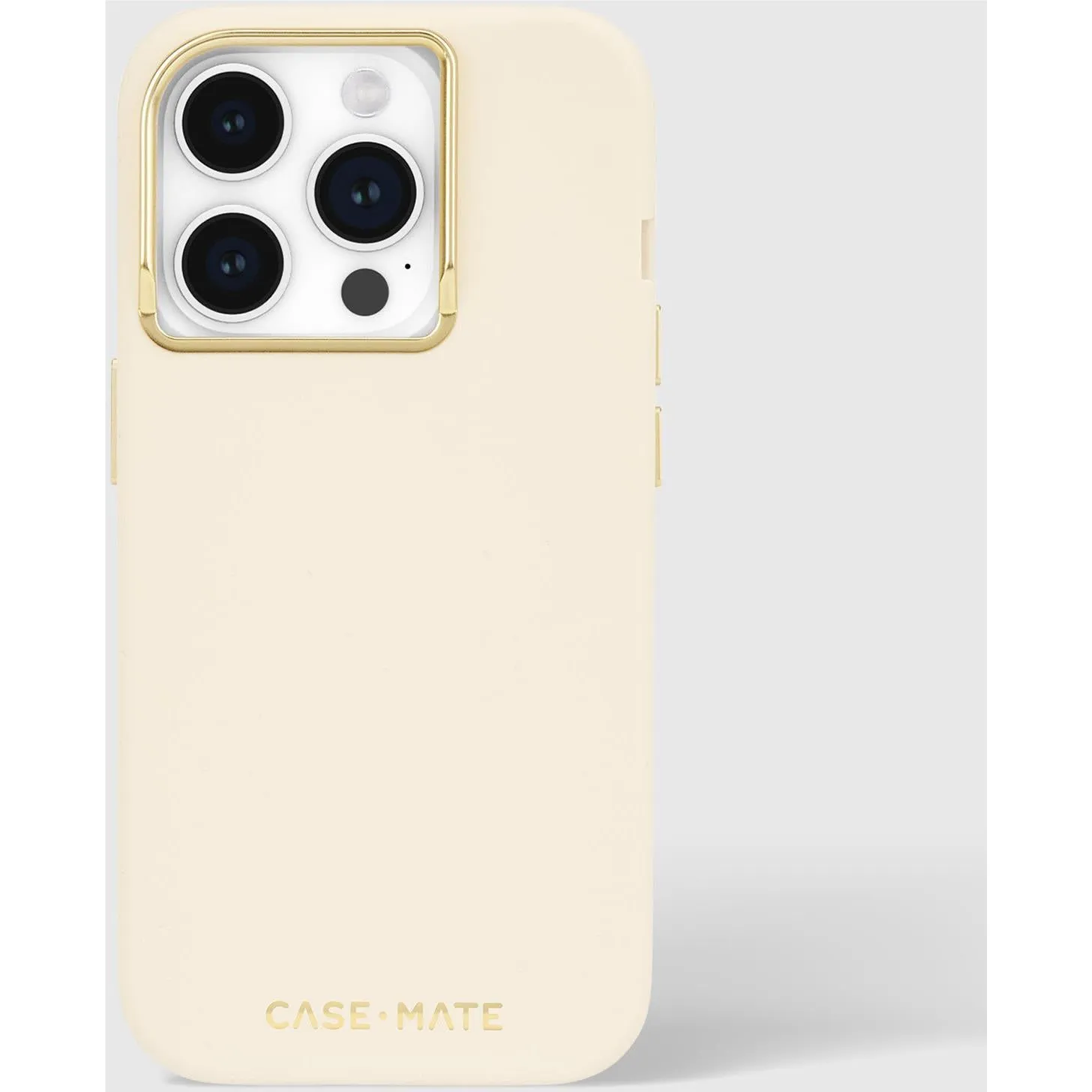 Case-Mate Silicone MagSafe Case for iPhone 15 Pro (Beige)