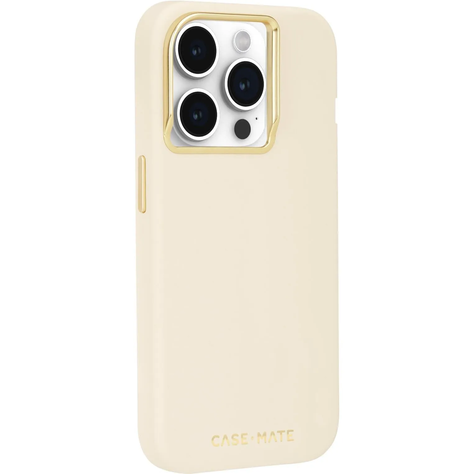 Case-Mate Silicone MagSafe Case for iPhone 15 Pro (Beige)