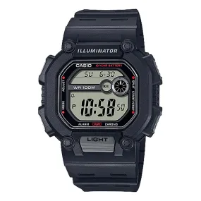 Casio Men's Watch Youth Chronograph Digital Black W-737H-1AVDF