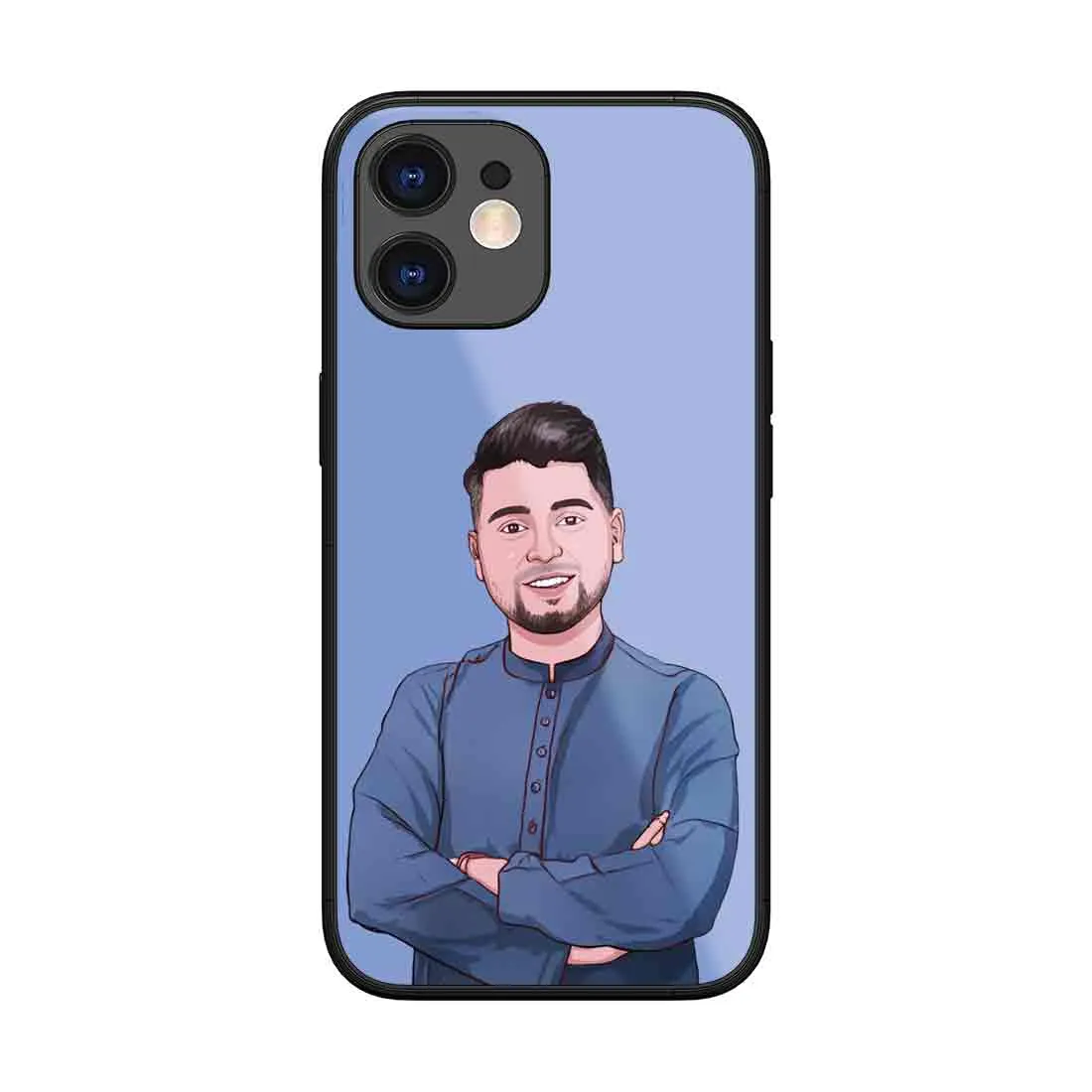 Cell Phone Cover with Photo Customized iPhone 11 Mobile Back Cover with Image - Cartoonify From Photo