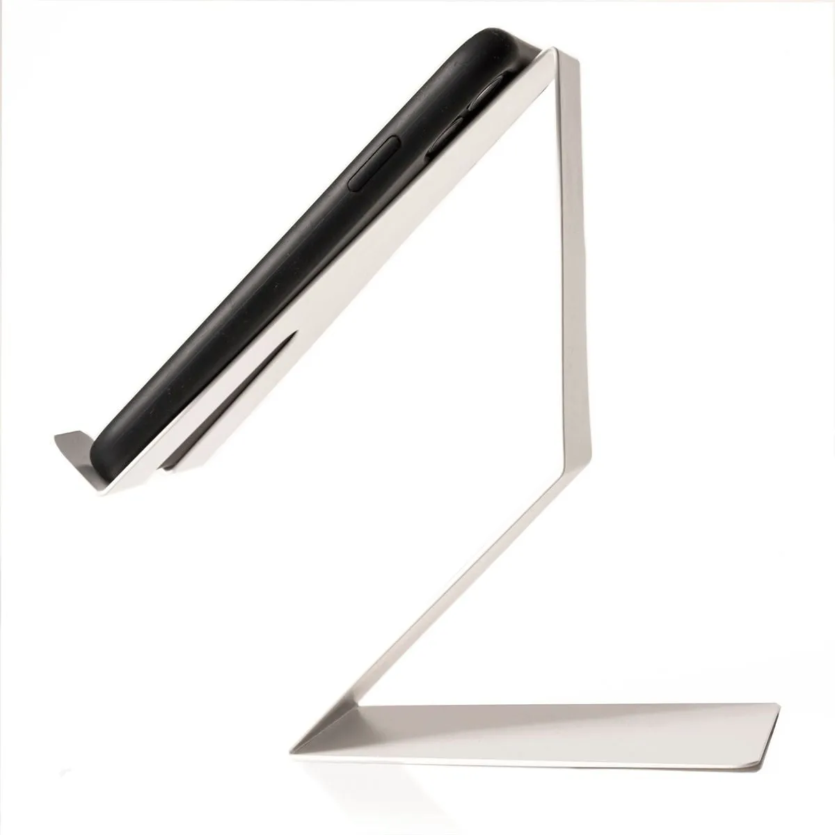 Cell phone stand from metal