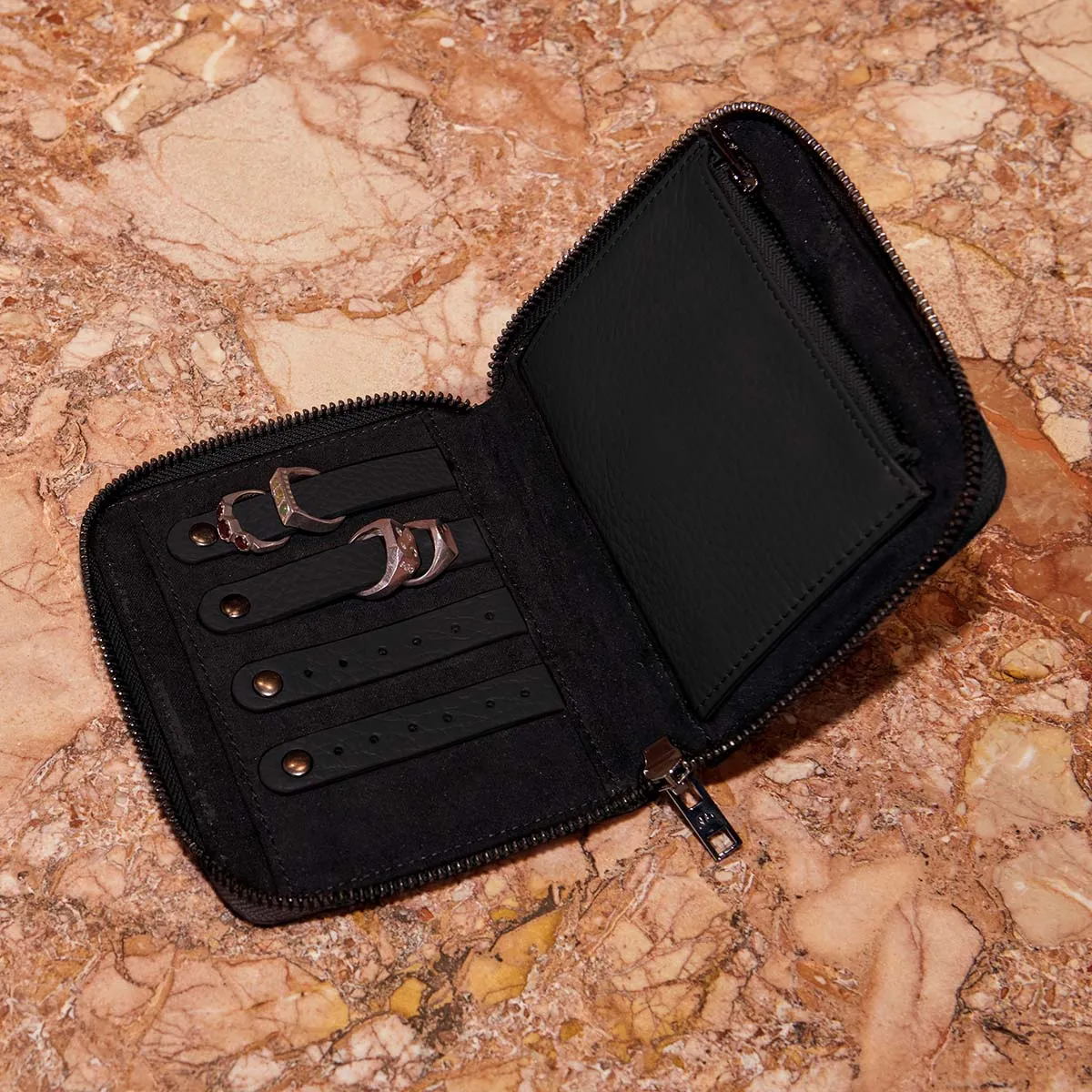 Change Always Comes Jewellery Case - Black