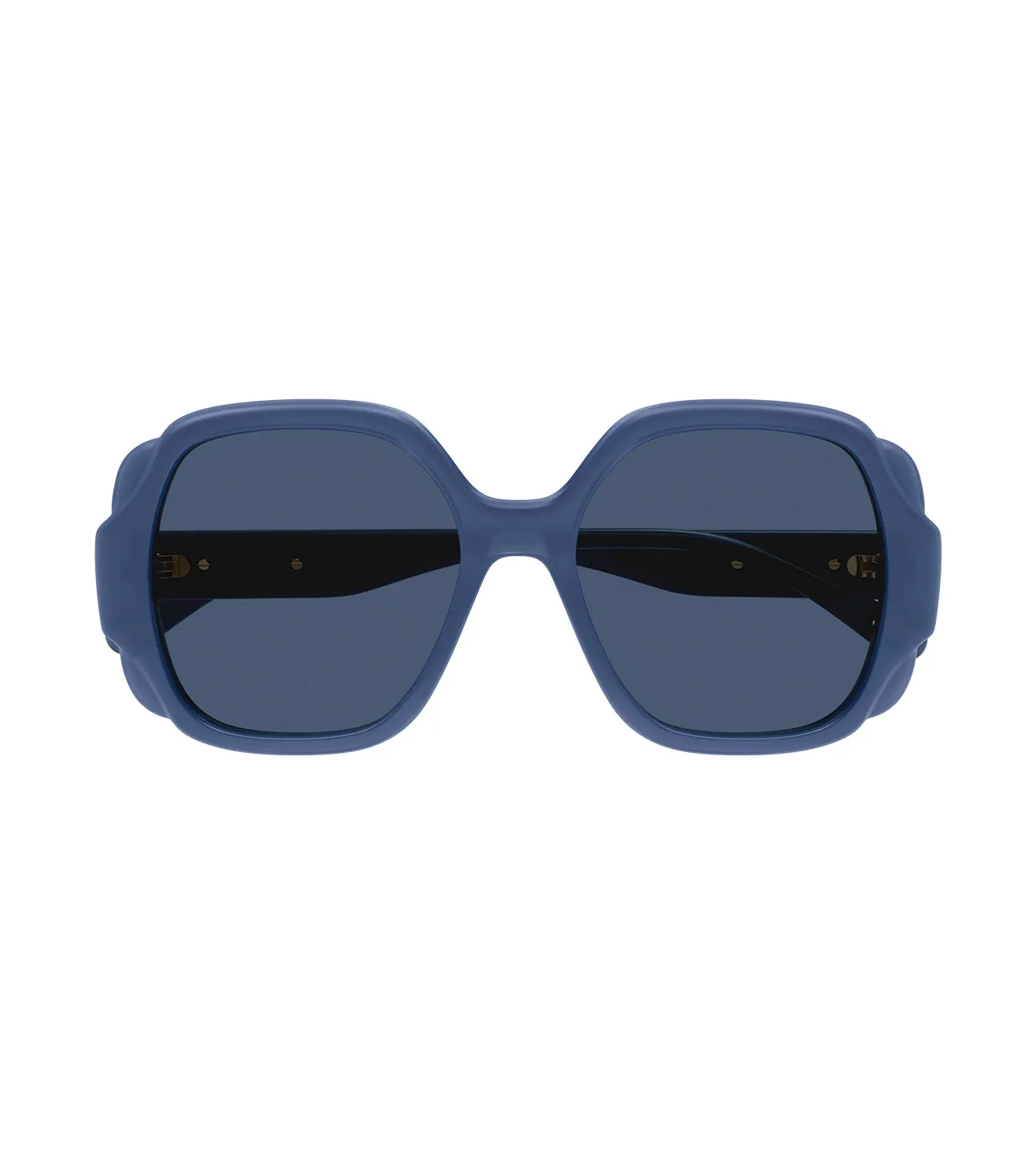 Chloe Women's Blue Square Sunglass