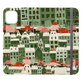 Christmas City Wallet Case By Maja Lindberg