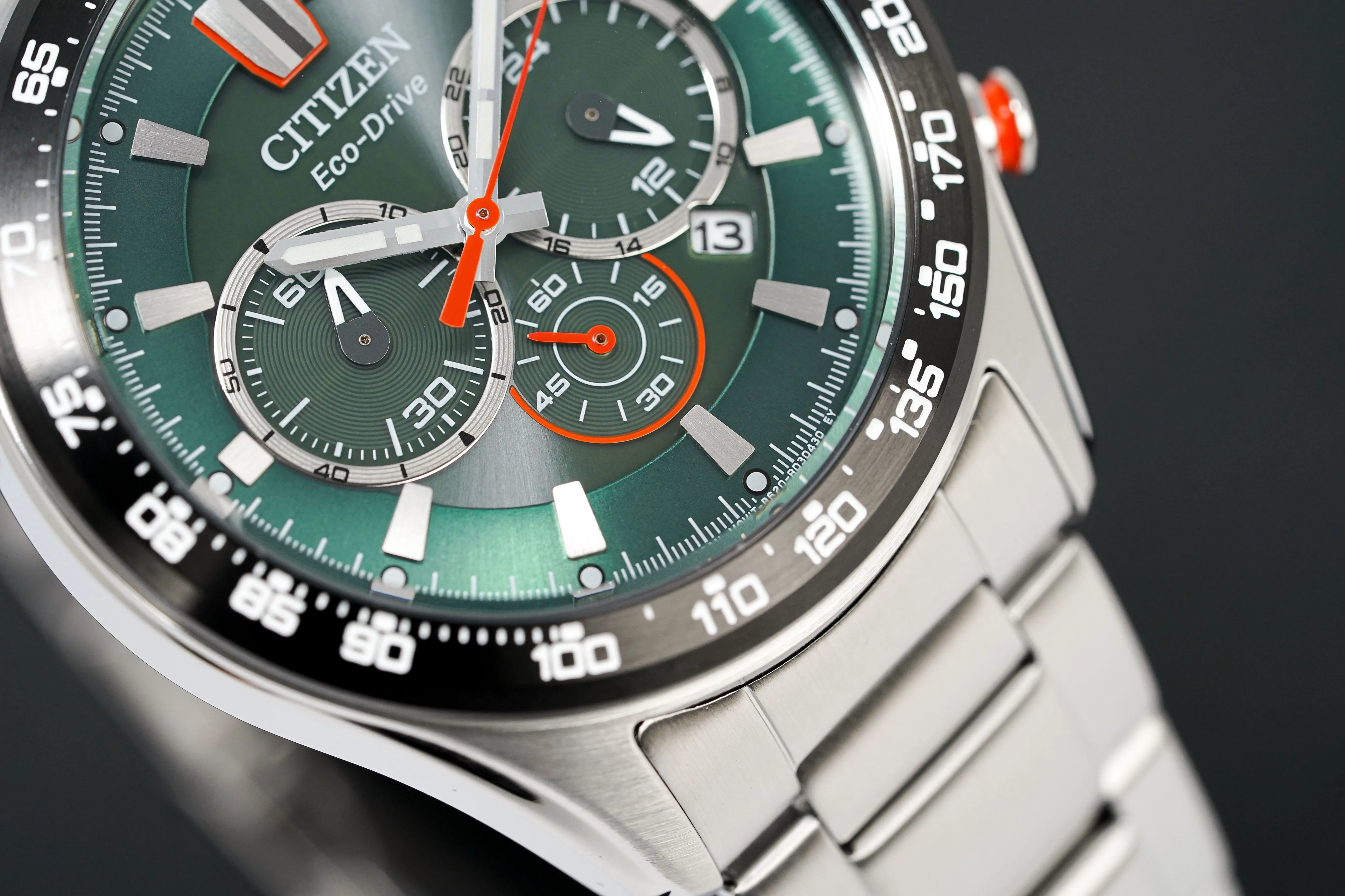 Citizen Men's Watch Eco-Drive Chrono Sport Green CA4486-82X