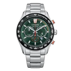 Citizen Men's Watch Eco-Drive Chrono Sport Green CA4486-82X