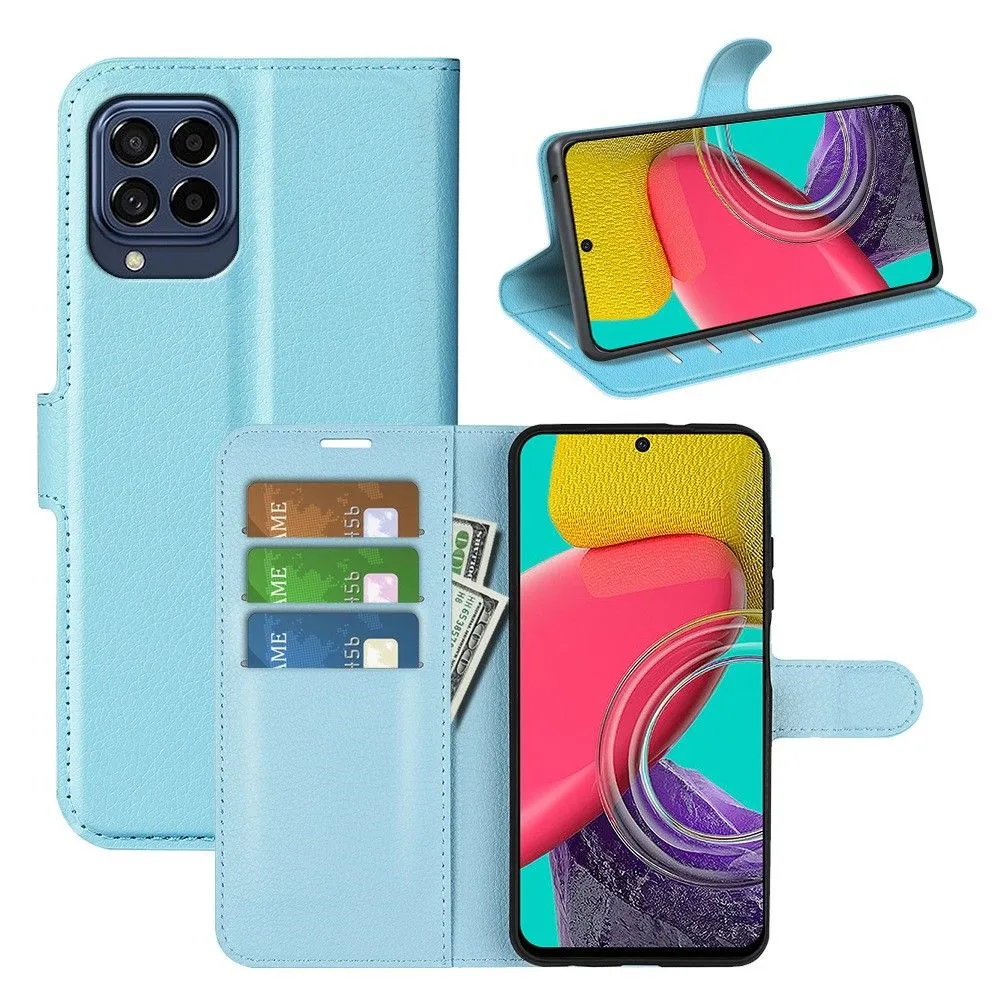 Classic Samsung Galaxy M53 5G flip case - Blue