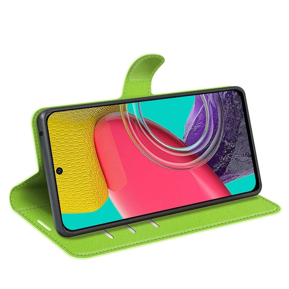 Classic Samsung Galaxy M53 5G flip case - Green