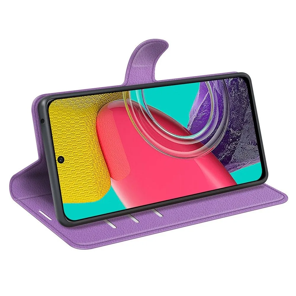 Classic Samsung Galaxy M53 5G flip case - Purple