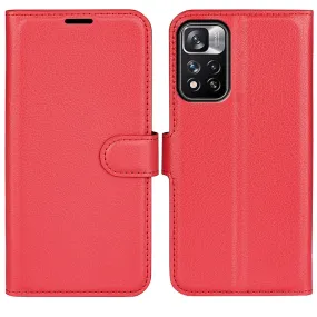 Classic Xiaomi Redmi Note 11 Pro Plus 5G flip case - Red