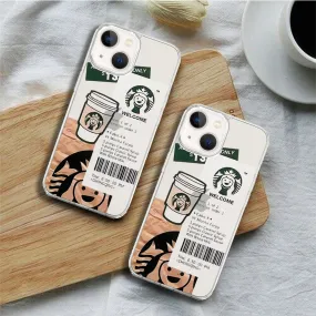 Coffee Love Transparent Silicone case