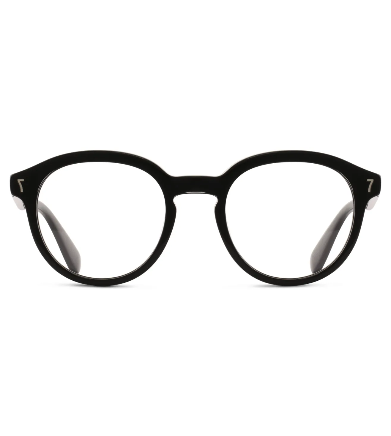 CR7 Black Round Optical Frame For Unisex