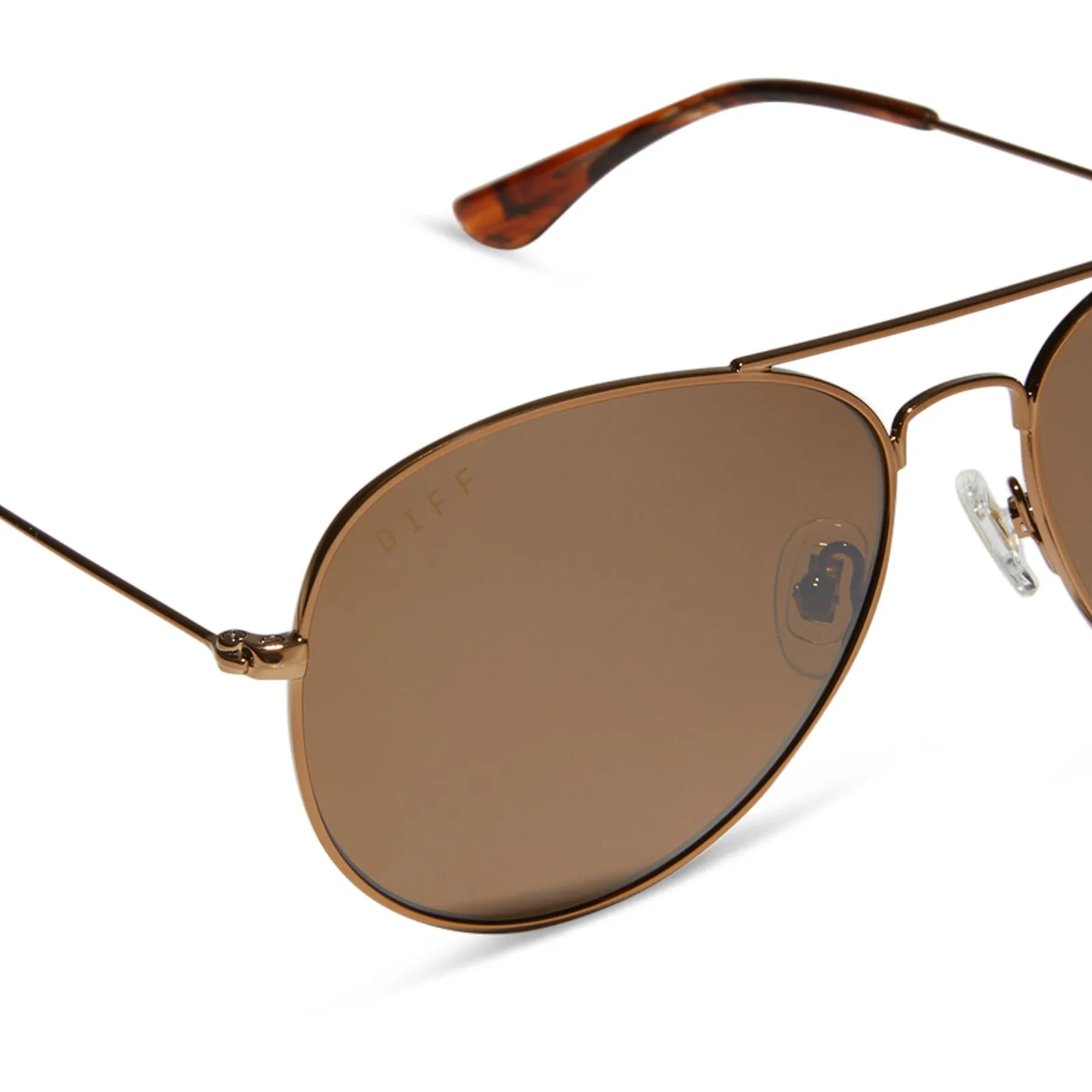 CRUZ - COPPER METAL   BROWN GOLD FLASH   POLARIZED SUNGLASSES