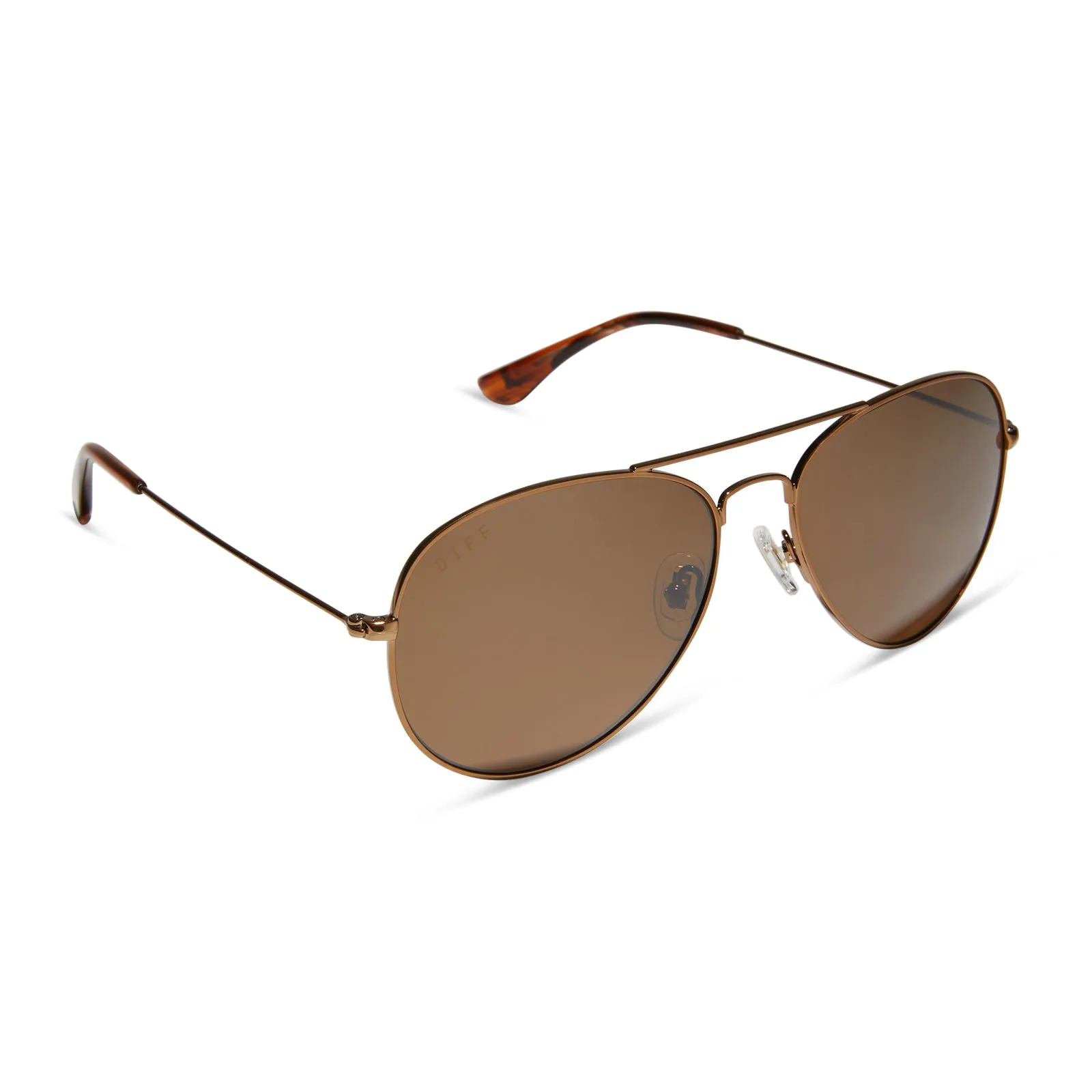 CRUZ - COPPER METAL   BROWN GOLD FLASH   POLARIZED SUNGLASSES