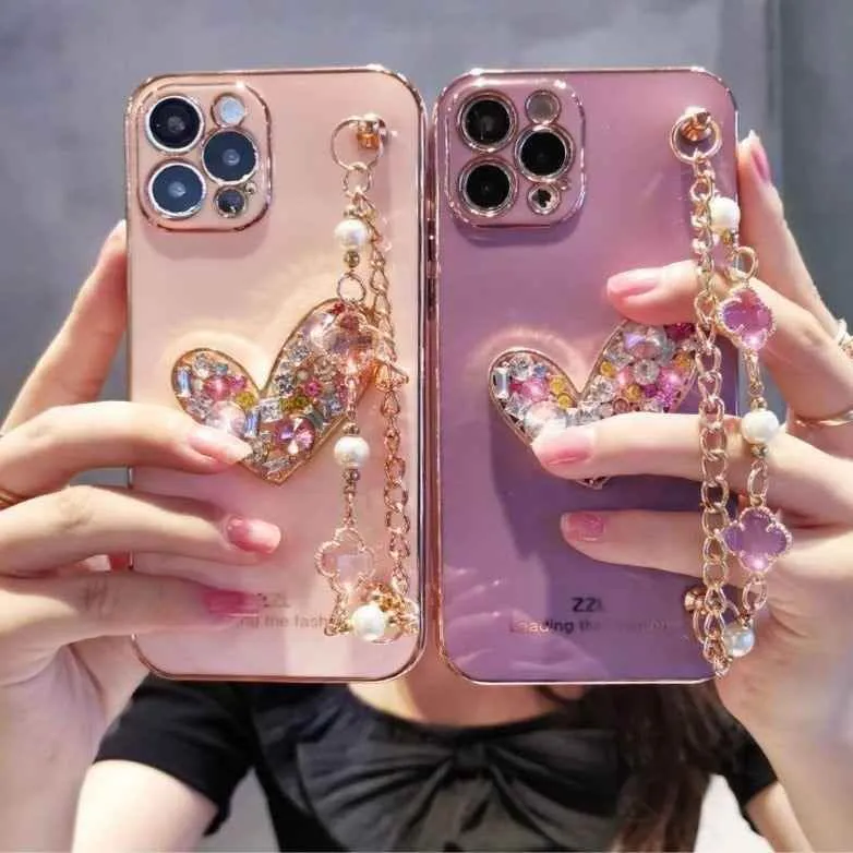 Crystal Gem Cute Phone Cases For iPhone 14 13 Pro Max 12 Mini 11 7 8Plus Xr X Xs