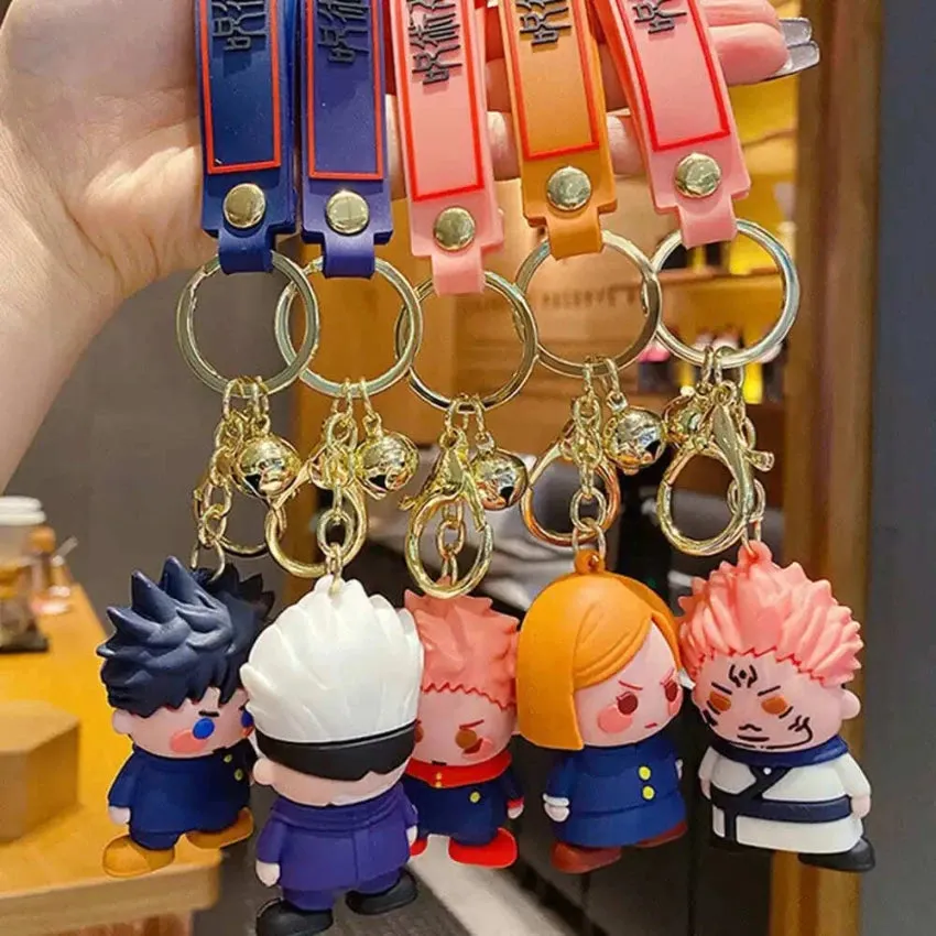 Cute 3D Yugi Silicone Lanyard Keychain | Durable | Stylish