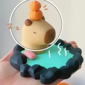 Cute Capybara Bath Phone Stand