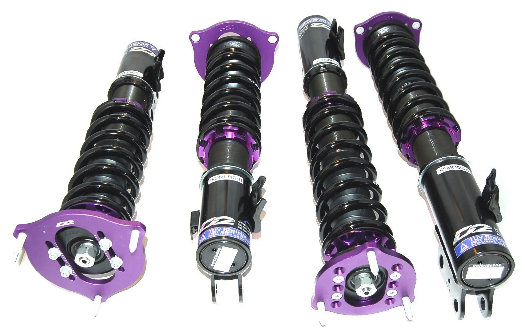 D2 Racing RS Coilovers Mitsubishi Eclipse 3G (2000-2005) w/ Front Camber Plates