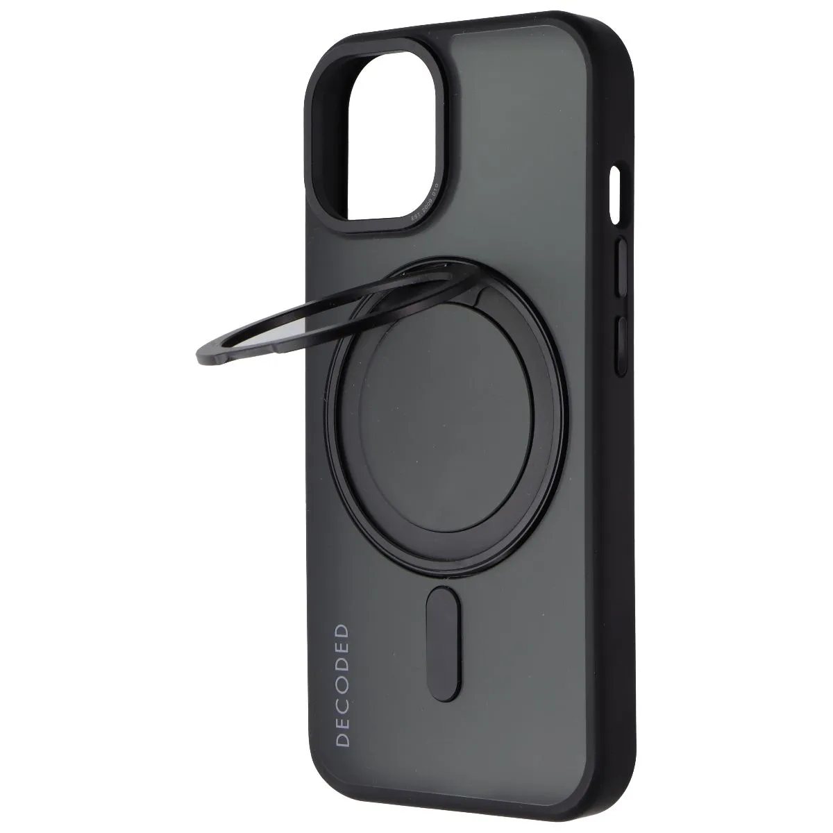 Decoded 360 Loop Stand Back Cover Case for MagSafe - for iPhone 15 - Black