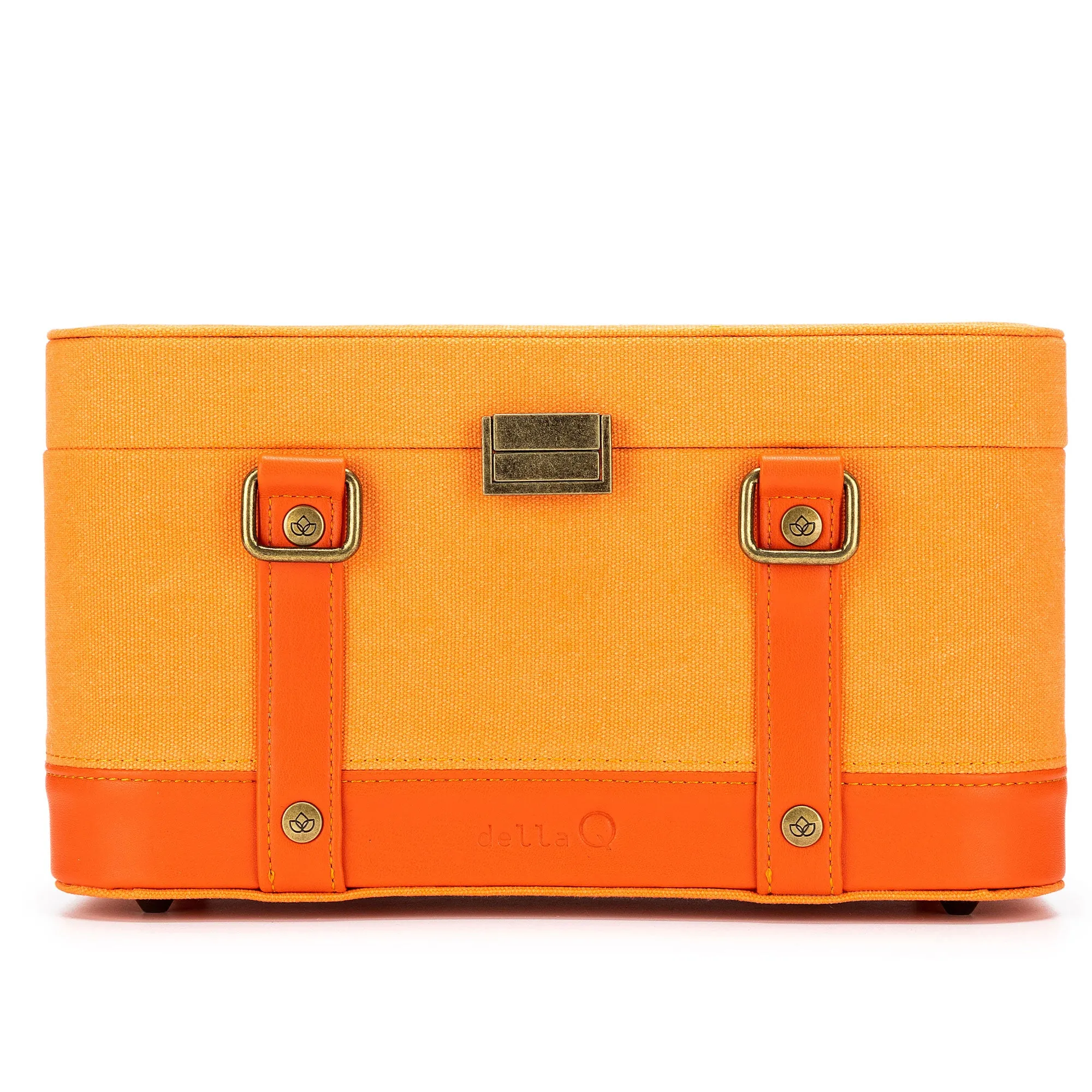 della Q Maker's Train Case - Orange