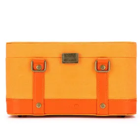 della Q Maker's Train Case - Orange