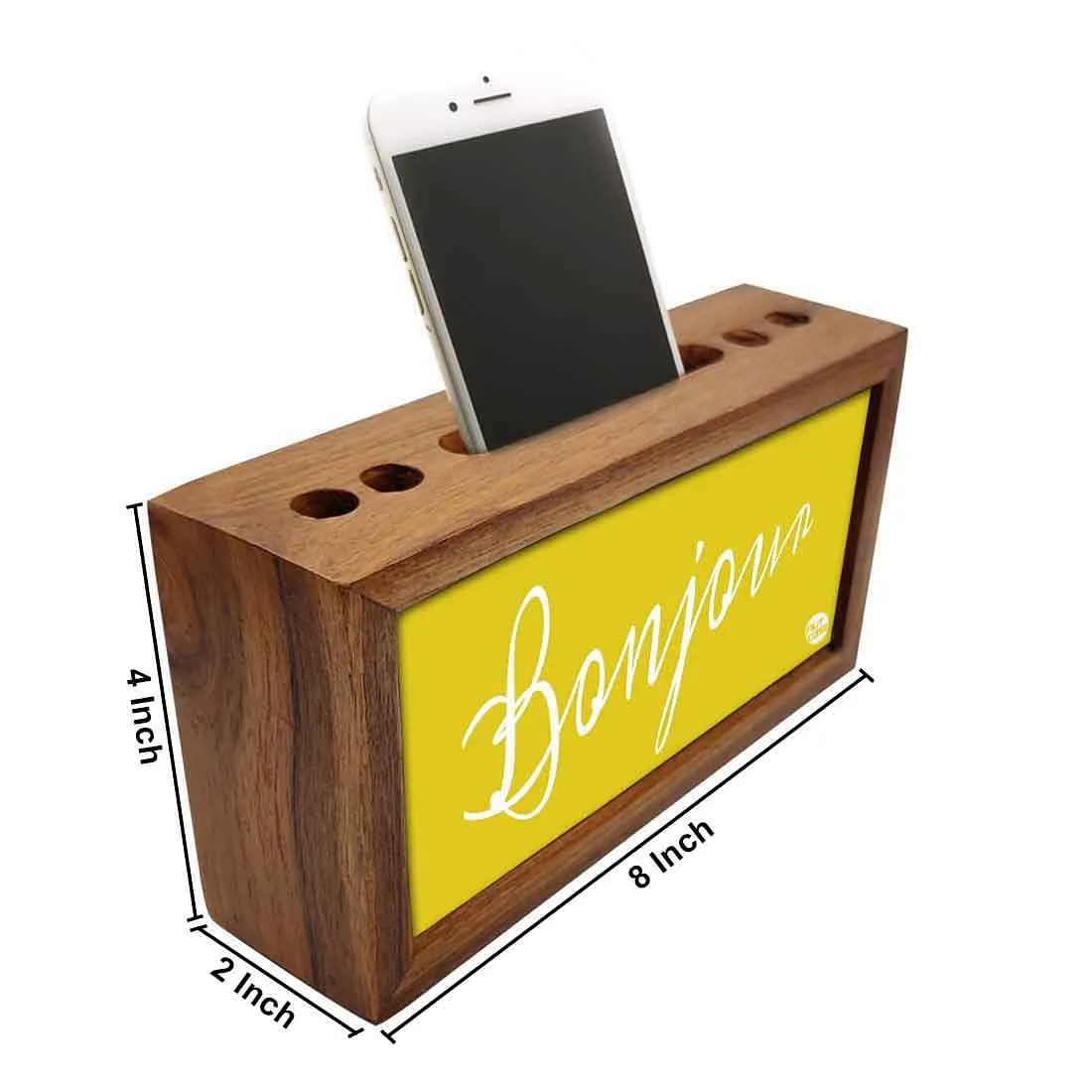 Desk Organizer Pen and Mobile Holder Stand for Office Use - Bonjour