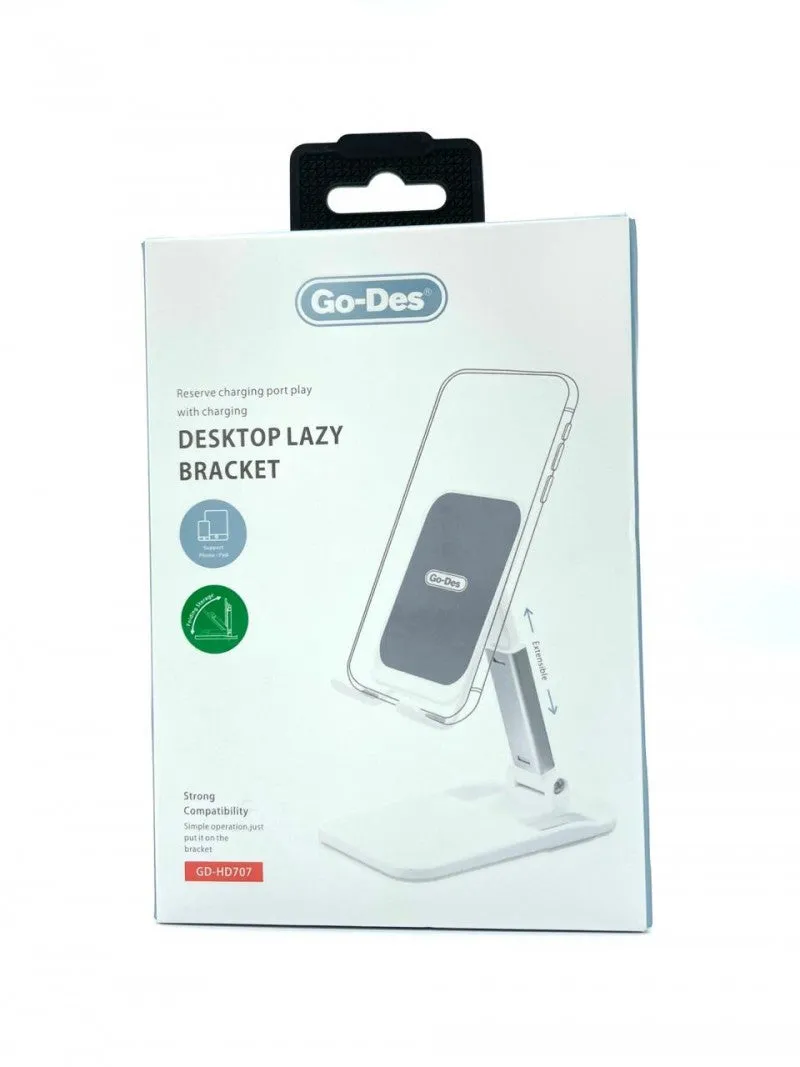 Desktop Phone Tablet Lazy Bracket Holder Foldable - Go-Des GD-HD707