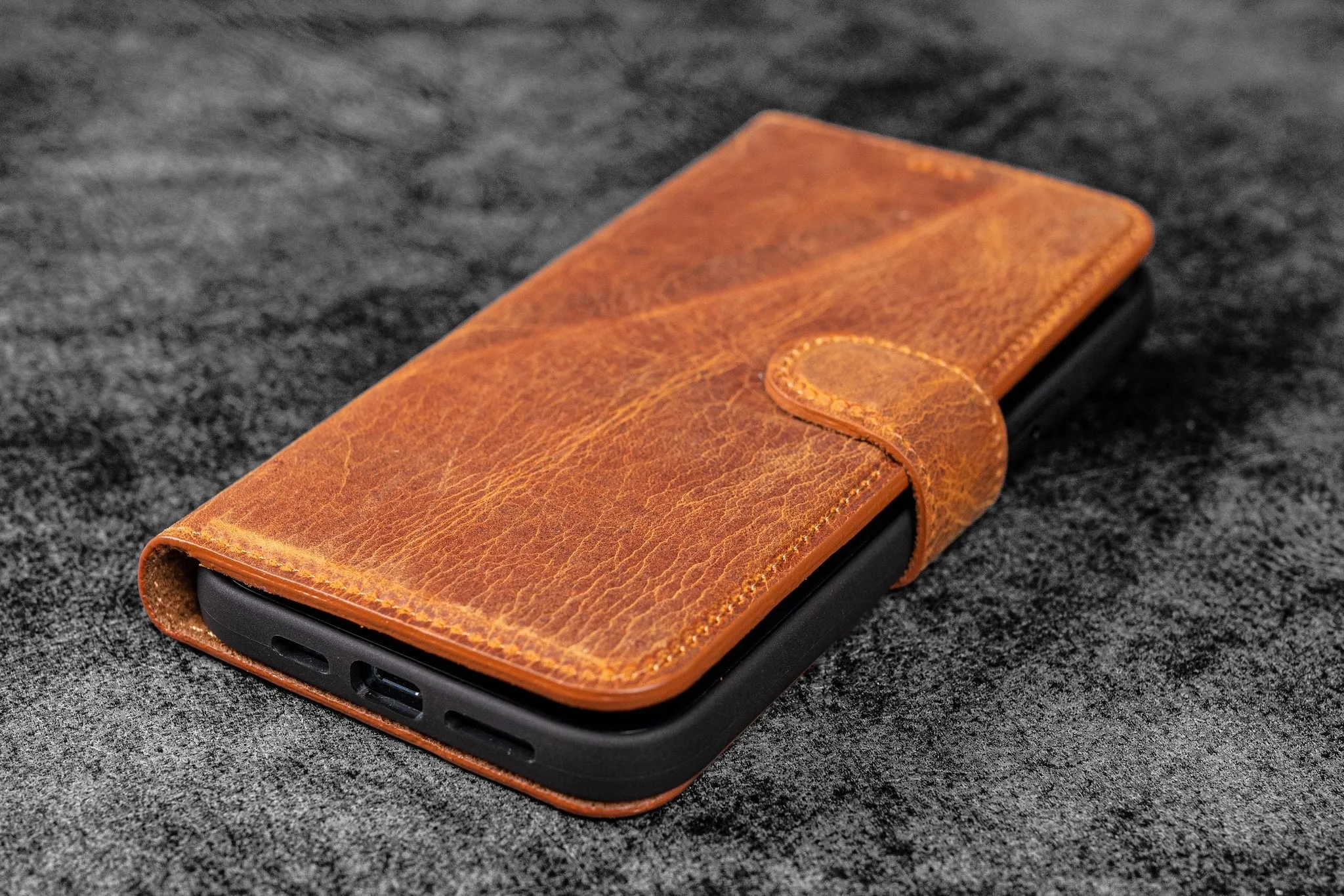 Detachable iPhone 13 Pro Max Leather Wallet Case