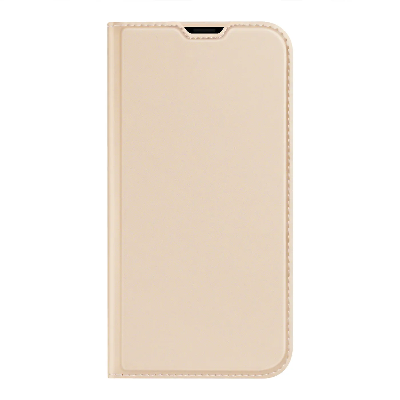 DUX DUCIS Skin Pro Faux Leather Wallet Flip Case for Apple iPhone 14 Plus - Gold