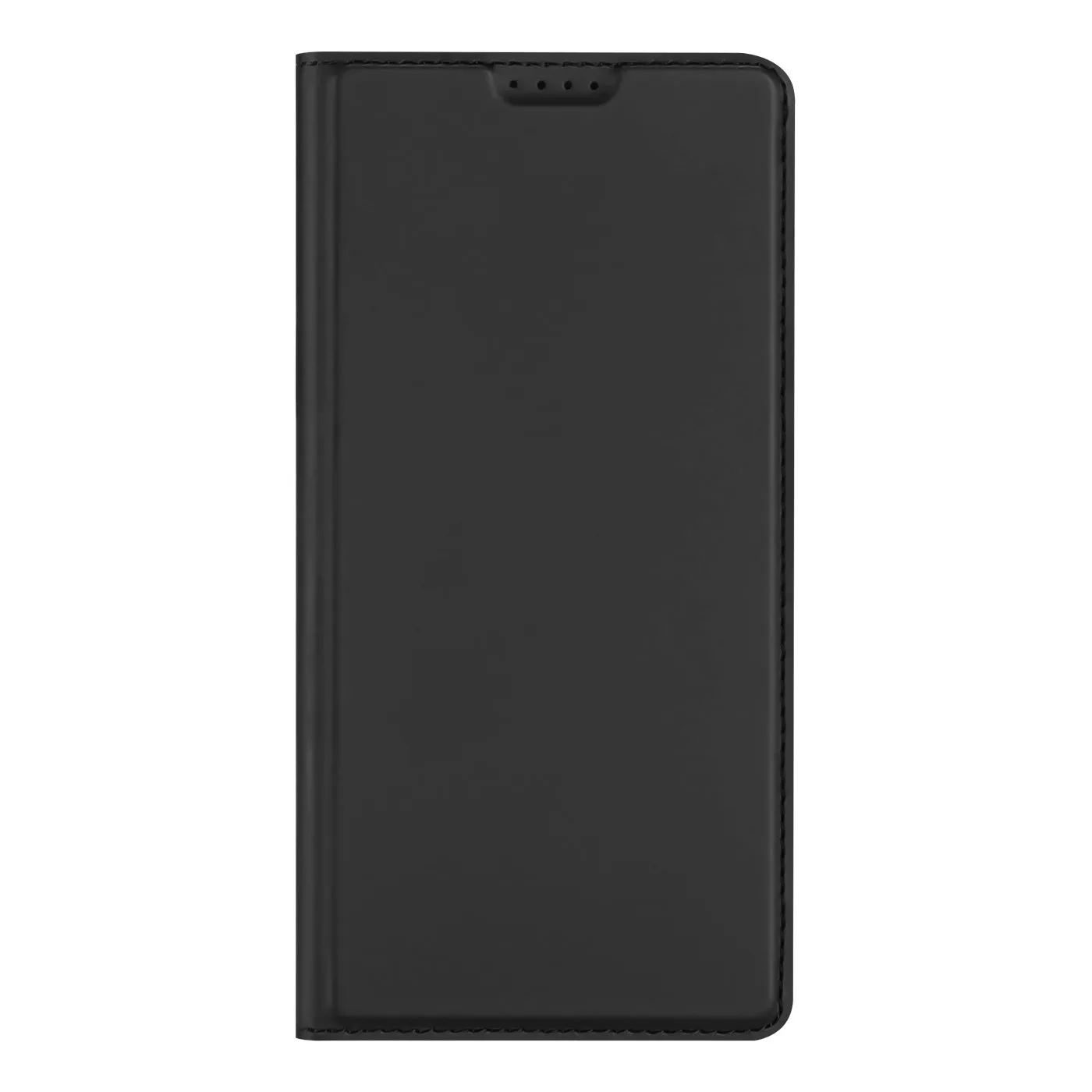 DUX DUCIS Skin Pro Faux Leather Wallet Flip Case for Motorola Moto E32 - Black