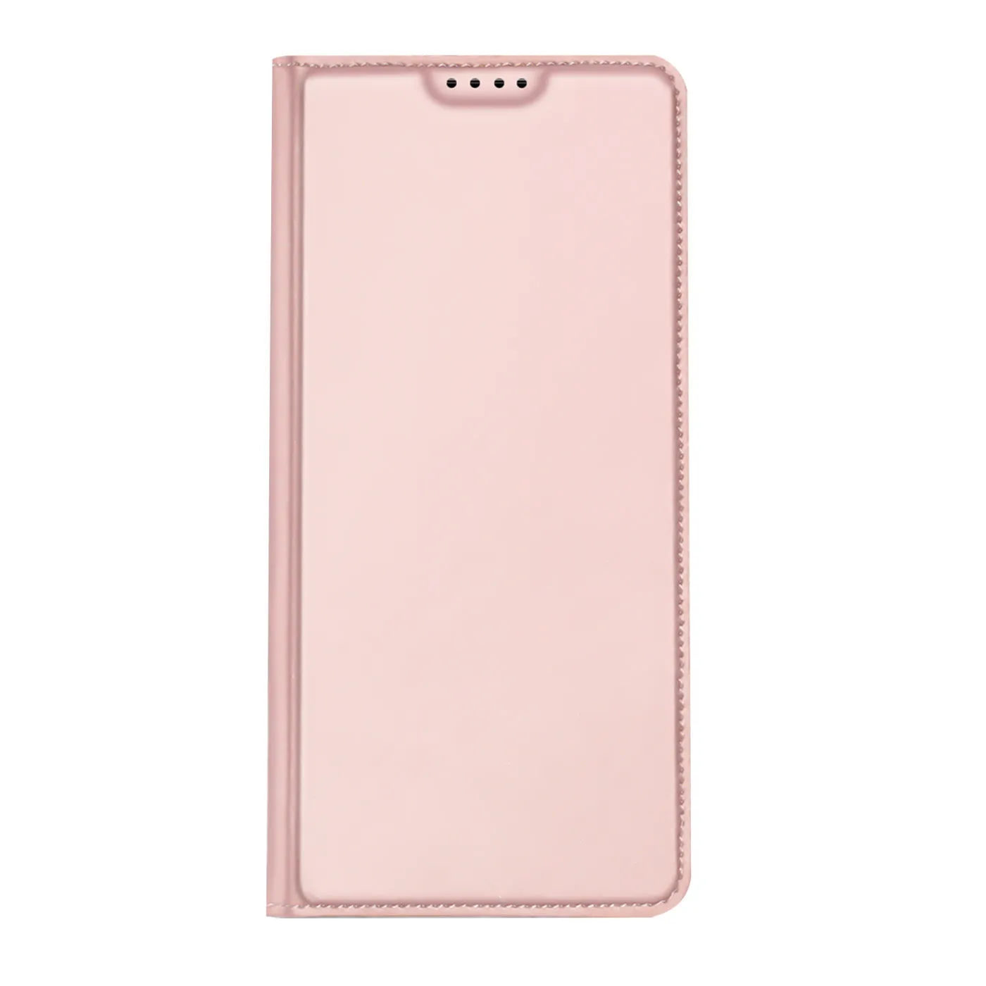 DUX DUCIS Skin Pro Faux Leather Wallet Flip Case for Xiaomi Poco M5 - Rose Gold