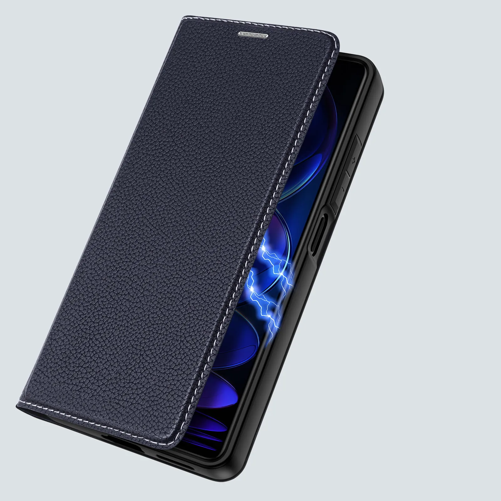 Dux Ducis SKIN X2 Tough Rugged Flip Wallet Case Redmi Note 12 Pro Plus( ) 5G - Blue