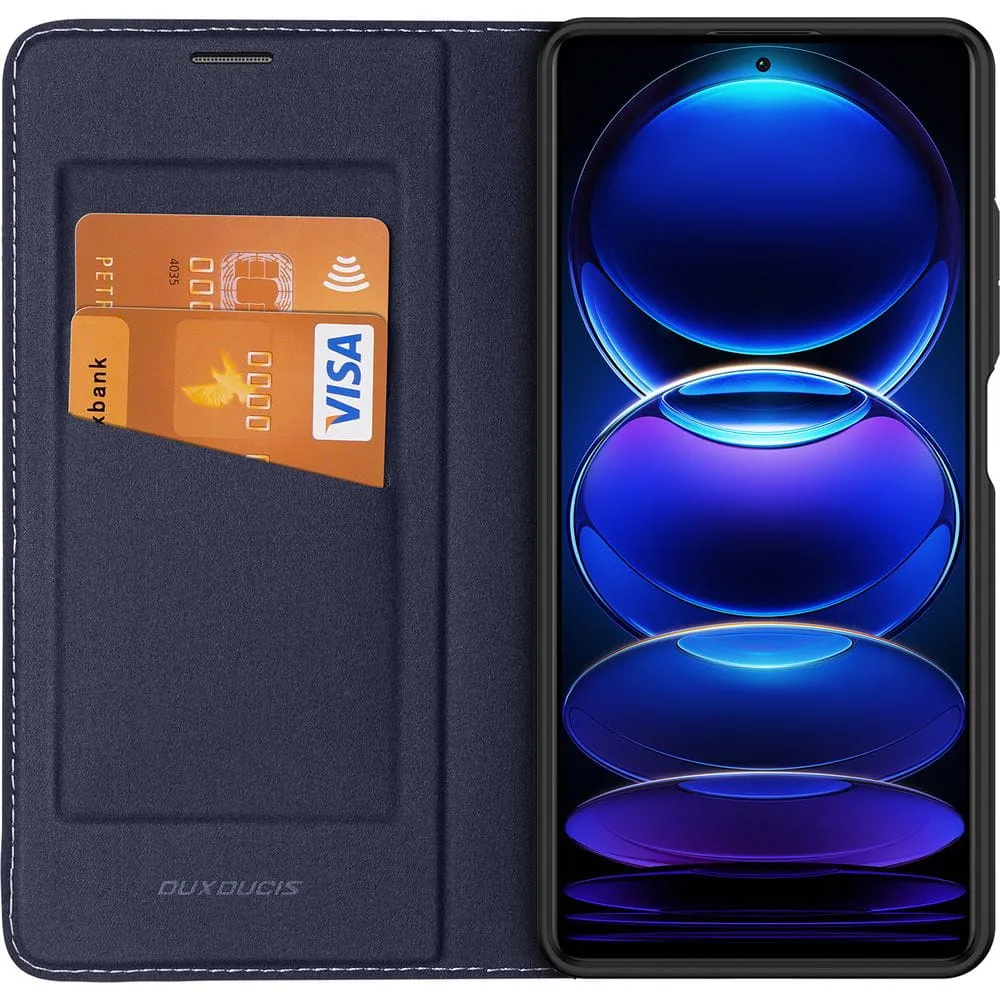 Dux Ducis SKIN X2 Tough Rugged Flip Wallet Case Redmi Note 12 Pro Plus( ) 5G - Blue