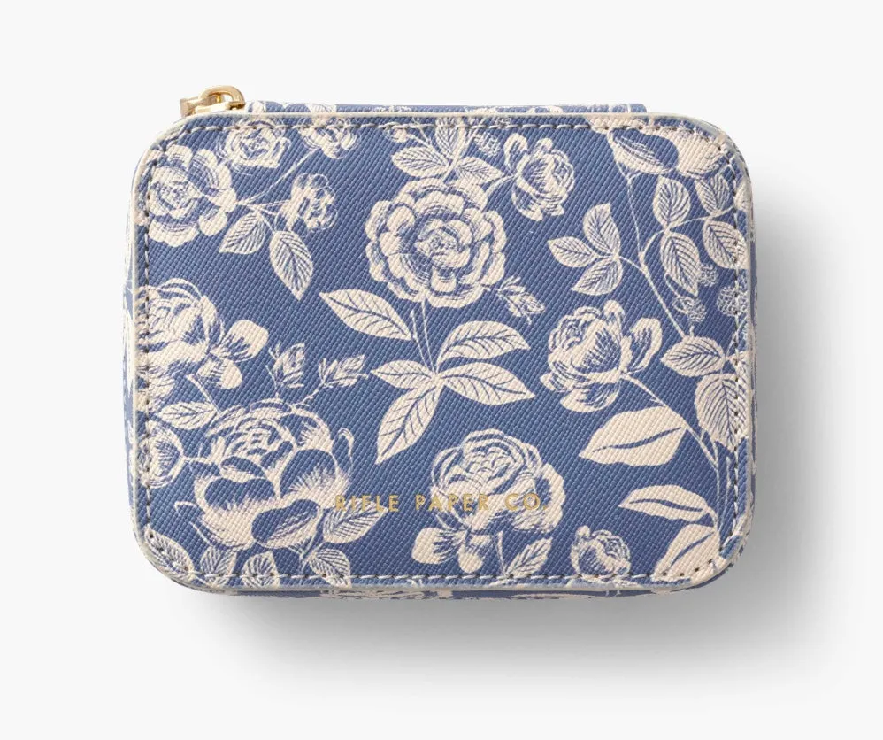 English Rose Travel Jewelry Case