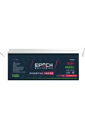 Epoch Batteries 12V 460Ah | Heated & Bluetooth | LiFePO4 Battery - Epoch Essentials