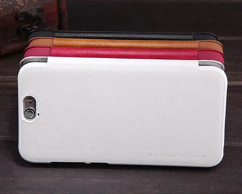 Eyelet Pro Series HTC One A9 Flip Leather Case - White