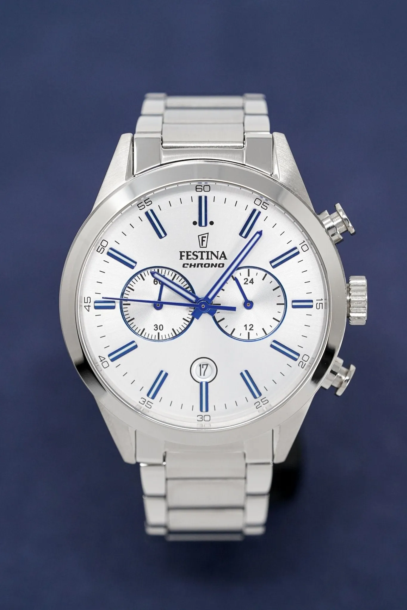 Festina Watch Silver Chrono Stainless Steel F16826-A