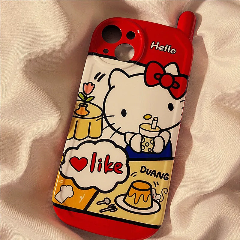 Foodie Red Kitty iPhone Case