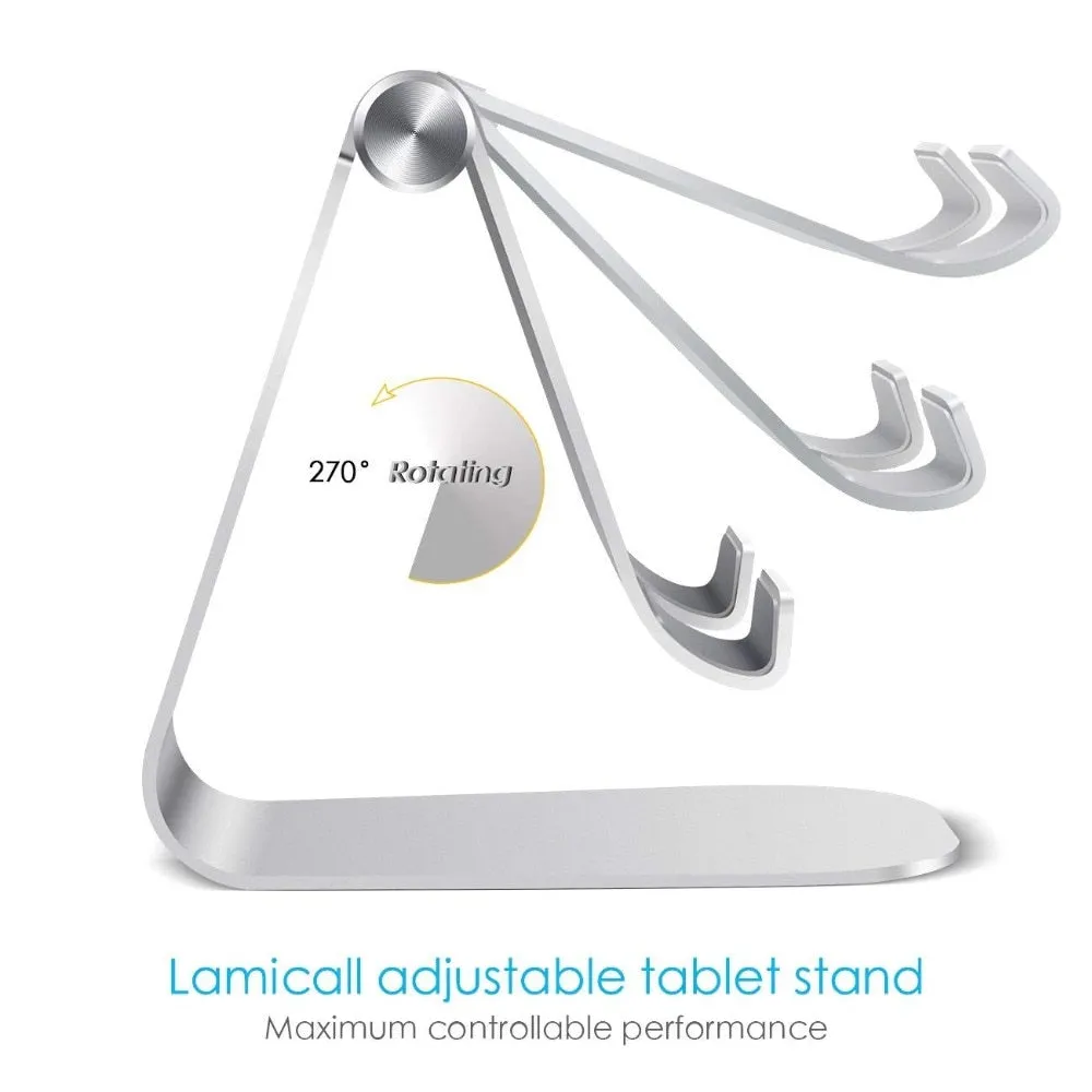 for iPad Tablet Stand Adjustable, Tablet Stand : Desktop Stand Holder Dock Compatible with Tablet Such For iPad 9.7 11&quot; 10.2&quot;