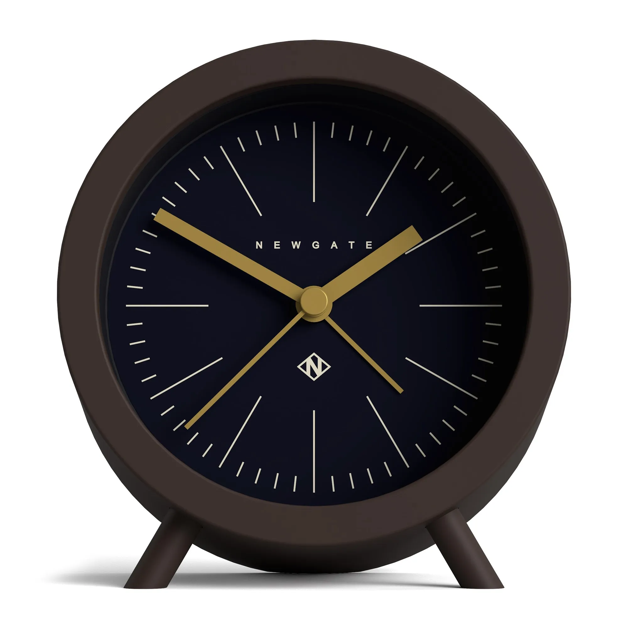 Fred Alarm Clock - Chocolate Black & Blue