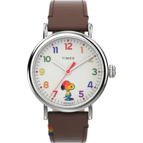 Gents Peanuts Waterbury Standard White Watch TW2W53900