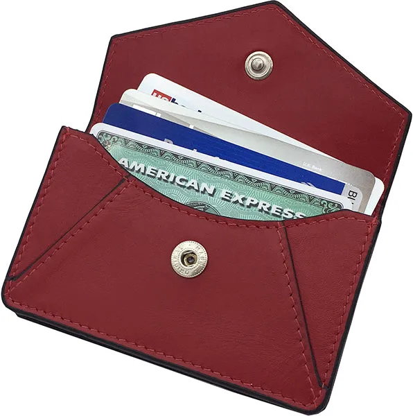 Genuine Leather Personalized RFID Card Holder