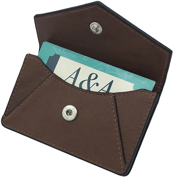 Genuine Leather Personalized RFID Card Holder