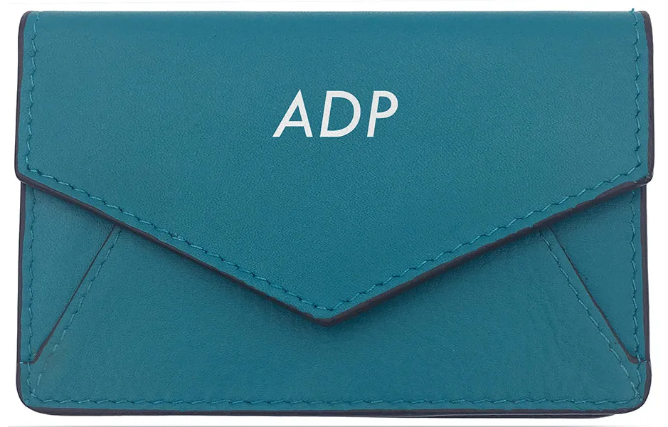 Genuine Leather Personalized RFID Card Holder