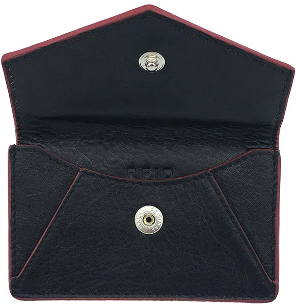 Genuine Leather Personalized RFID Card Holder