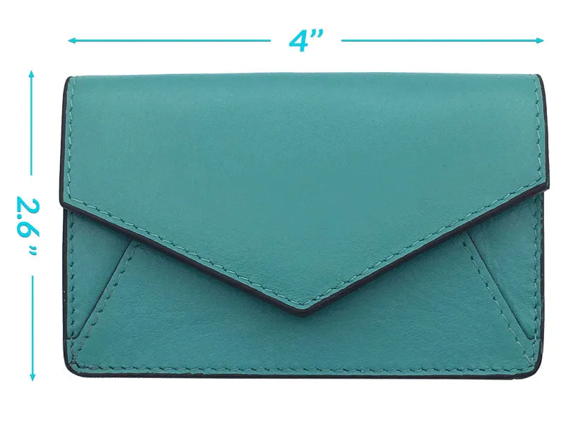 Genuine Leather Personalized RFID Card Holder